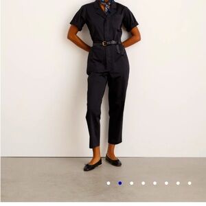 Alex Mill Black Standard Jumpsuit with Short Sleeves
